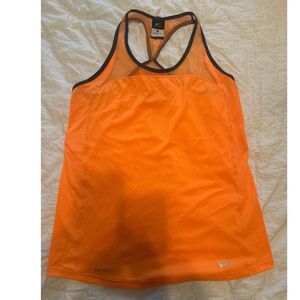 Nike Dri-Fit Orange Racerback Tank Top